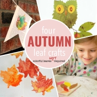 Autumn Crafts: No leaves? No problem!